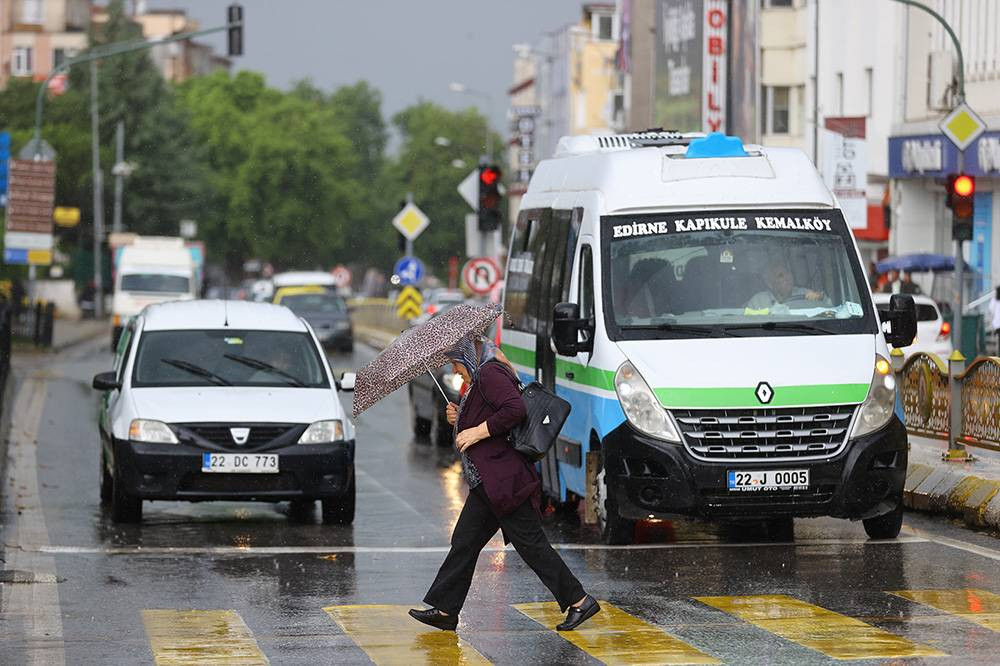 Trakya'da kuvvetli sağanak etkili oldu - Resim: 1